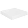 vidaXL Flytende vegghyller 4 stk h&oslash;yglans hvit 23x23,5x3,8 cm MDF