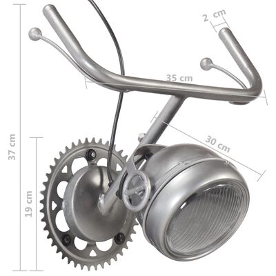 vidaXL Vegglampe i sykkeldel-design jern