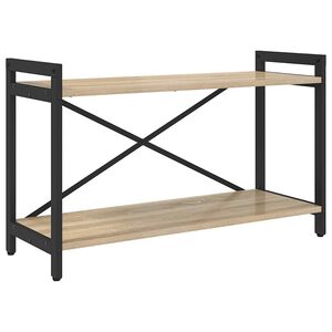 vidaXL Bokhylle 80 x 30 x 50 cm Konstruert tre Sonoma eik