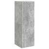 vidaXL Vegghengt Badskap Betonggr&aring; 33 x 34,5 x 100 cm Konstruert tre
