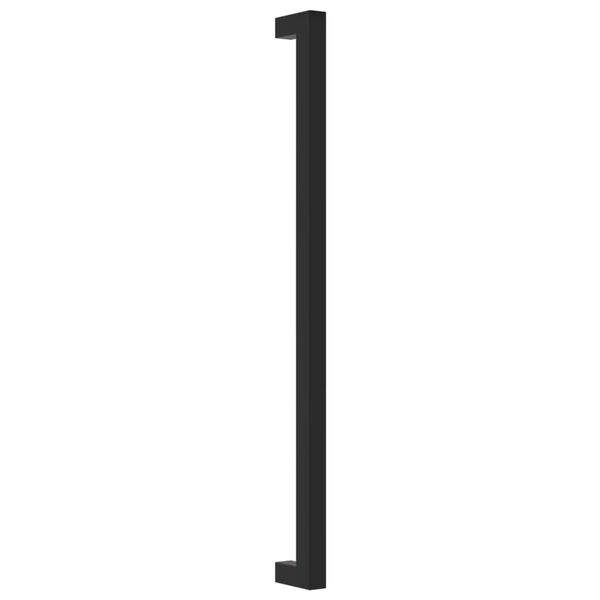 vidaXL Skaphåndtak 5 stk svart 320 mm rustfritt stål