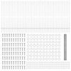 vidaXL Gjerde med stolpe s&oslash;lv 1,5 x 100 m St&aring;l