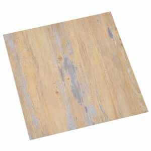 vidaXL Gulvplanker Brun og Gr&aring; 5,11 m&sup2; 55 stk. PVC