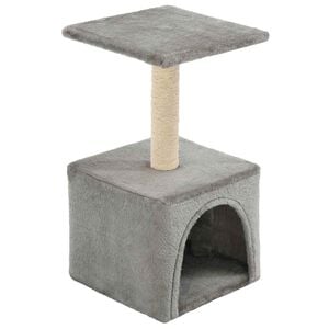 vidaXL Kloretre med klorestolpe i sisal 55 cm gr&aring;