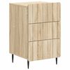 vidaXL Nattbordskap med skuff Sonoma eik 43x 41 x 68 cm Konstruert tre