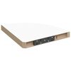 vidaXL Flytende vegghyller 4 stk hvit 35x35x3,8 cm MDF