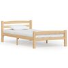vidaXL Sengeramme heltre furu 100x200 cm