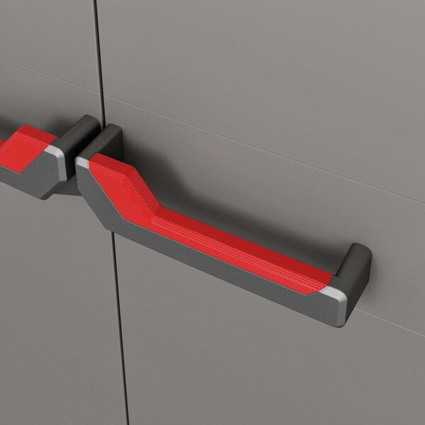 Keter Flerfunksjonelt oppbevaringsskap Stilo grå og svart 173 cm