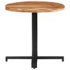 vidaXL Bistrobord rundt &Oslash;80x75 cm heltre akasie