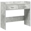 vidaXL Konsollbord Betonggr&aring; 90 x 35 x 80 cm Konstruert tre