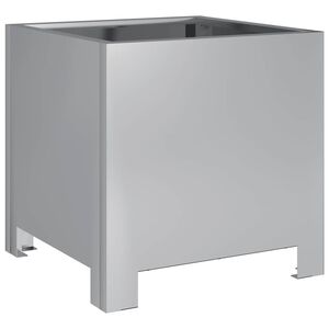vidaXL Plantekasse 30x30x30 cm galvanisert st&aring;l