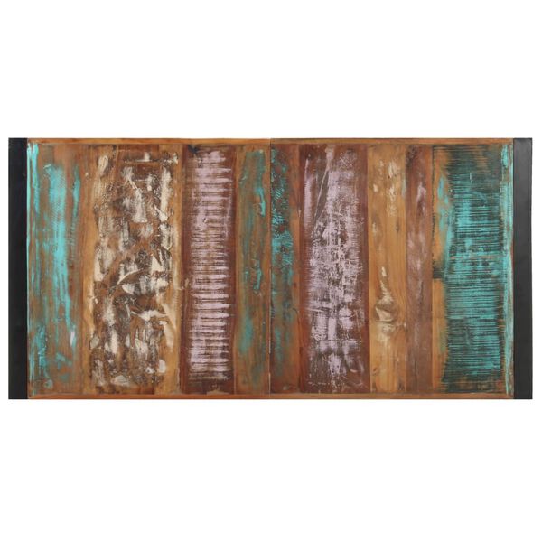 vidaXL Salongbord 140x70x40 cm gjenvunnet heltre