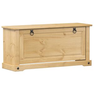 vidaXL Skoskap Corona 99x32x47 cm heltre furu