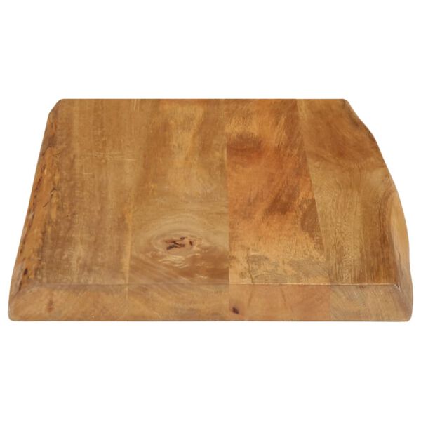 vidaXL Bordplate 50x40x2,5 cm naturlig kant heltre mango