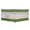 vidaXL Vindskjerm for camping gr&oslash;nn 340x130 cm vanntett