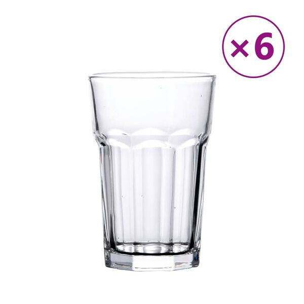 vidaXL glass 6 stk 415 ml