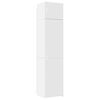 vidaXL Smalt oppbevaringsskap hvit 50x42,5x225 cm konstruert tre