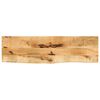 vidaXL Bordplate 120x30x3,8 cm naturlig kant grovt heltre mangotre
