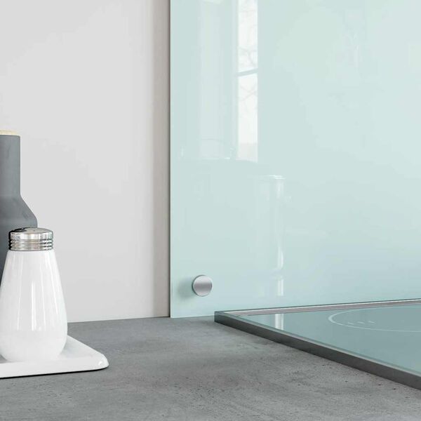 vidaXL Kj&oslash;kkenplate melkefarget 80x60 cm herdet glass