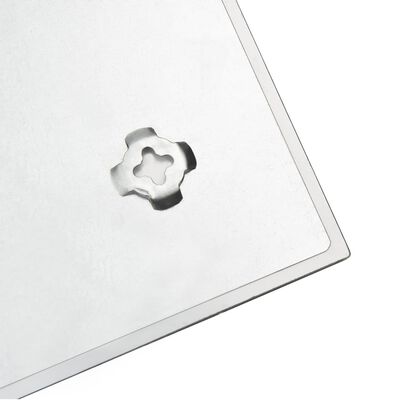 vidaXL Veggmontert magnetisk tavle glass 50x30 cm