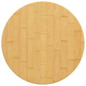 vidaXL Bordplate &Oslash;30x1,5 cm bambus