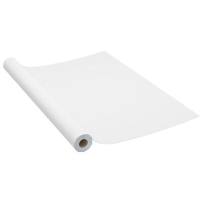 vidaXL Selvklebende folie til møbler hvit 500x90 cm PVC