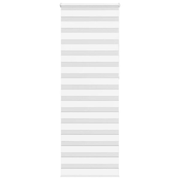 vidaXL Sebragardin hvit 75x230 cm stoff bredde 70,9 cm polyester