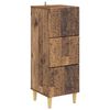 vidaXL Skuffeskap Gammelt tre 33 x 34,5 x 90 cm Konstruert tre
