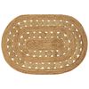 vidaXL Teppe Brun 100 x 152 cm Jute