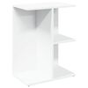 vidaXL Nattbord hvit 46,5x29x61 cm konstruert tre