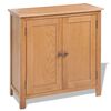 vidaXL Skjenk 70x35x75 cm heltre eik