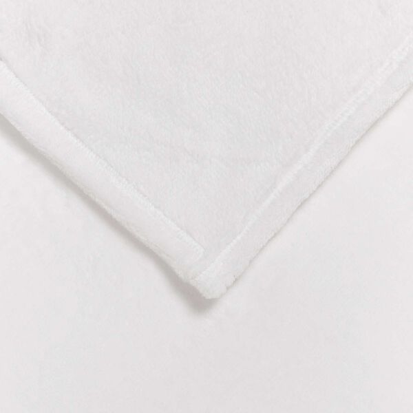 vidaXL Kastepledd 6 pcs Hvit 220 x 240 cm Fleece