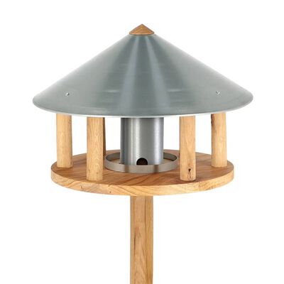 Esschert Design Fuglebord med silo og rund sinktak