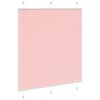 vidaXL pliss&eacute;gardin Rosa 120x100 cm Stoff Bredde 119,4 cm Polyester