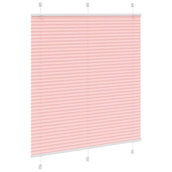 vidaXL pliss&eacute;gardin Rosa 120x100 cm Stoff Bredde 119,4 cm Polyester