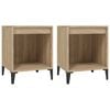 vidaXL Nattbord 2 stk sonoma eik 40x35x50 cm