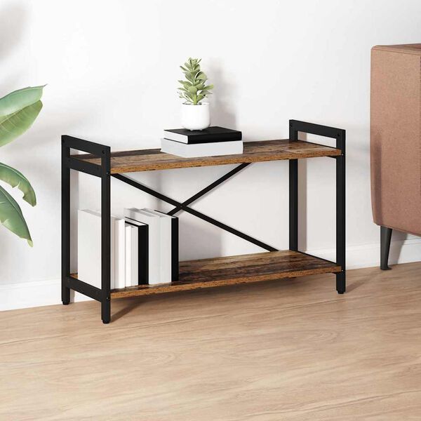 vidaXL Bokhylle Gammelt tre 40 x 30 x 85 cm Konstruert tre