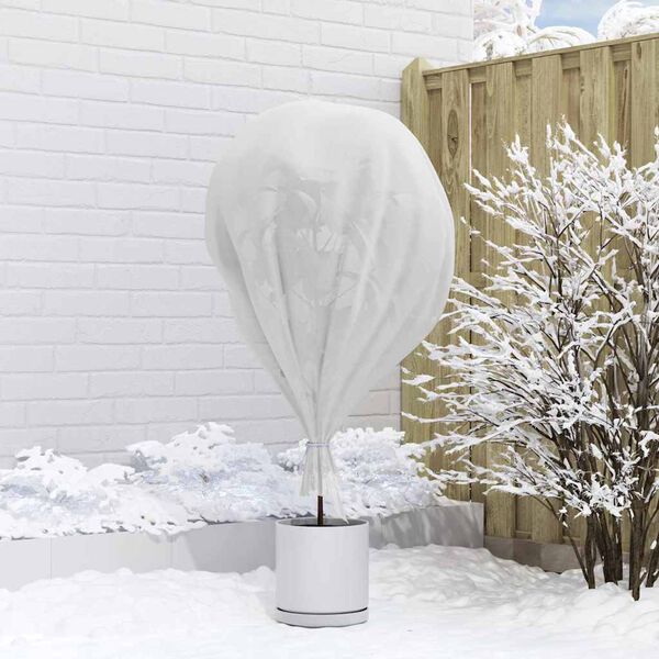 vidaXL Frostbeskyttelse Plante Fleece Hvit 100 x 3,2 m Uvevd Stoff