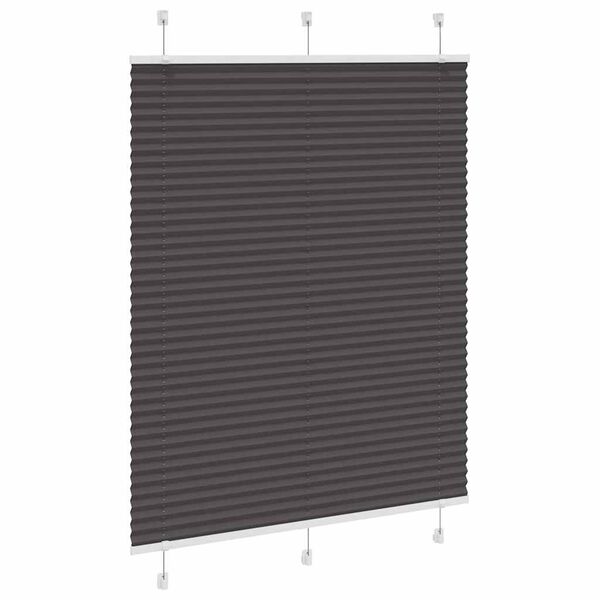 vidaXL pliss&eacute;gardin sort 110x150 cm Stoff Bredde 109,4 cm Polyester