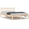 vidaXL Sengeramme heltre furu 120x190 cm Small Double