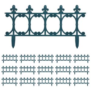 vidaXL Plenkanter 16 stk gr&oslash;nn 10 m PP