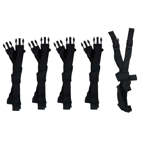 vidaXL Båttrekk grå 440x180x40 cm