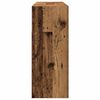 vidaXL Skjenk med LED-lys gammelt tre 115,5x30x75 cm konstruert tre