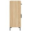 vidaXL Skjenk sonoma eik 69,5x34x90 cm konstruert tre