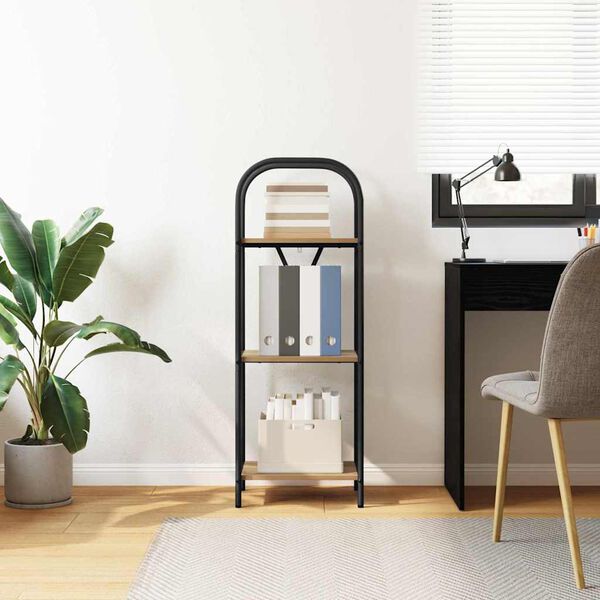 vidaXL Bokhylle Artisan Eik 40 x 30 x 109 cm Konstruert tre