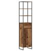 vidaXL Baderomsskap Gamle tre 40 x 30 x 180 cm Konstruert tre