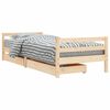 vidaXL Barnesengeramme med skuffer 80x200 cm heltre furu
