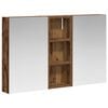 vidaXL Baderomsskapsett 3 stk. 80 x 10,5 x 50 cm Konstruert tre