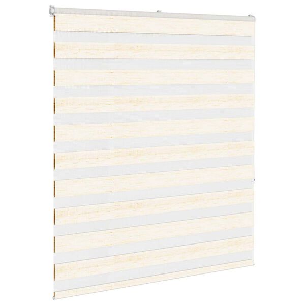 vidaXL Sebragardin marmor beige stoff bredde 115,9 cm polyester