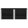 vidaXL Hageplantekasse svart 150x50 cm heltre furu